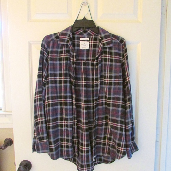 American Eagle size M women's flannel - Picture 1 of 6